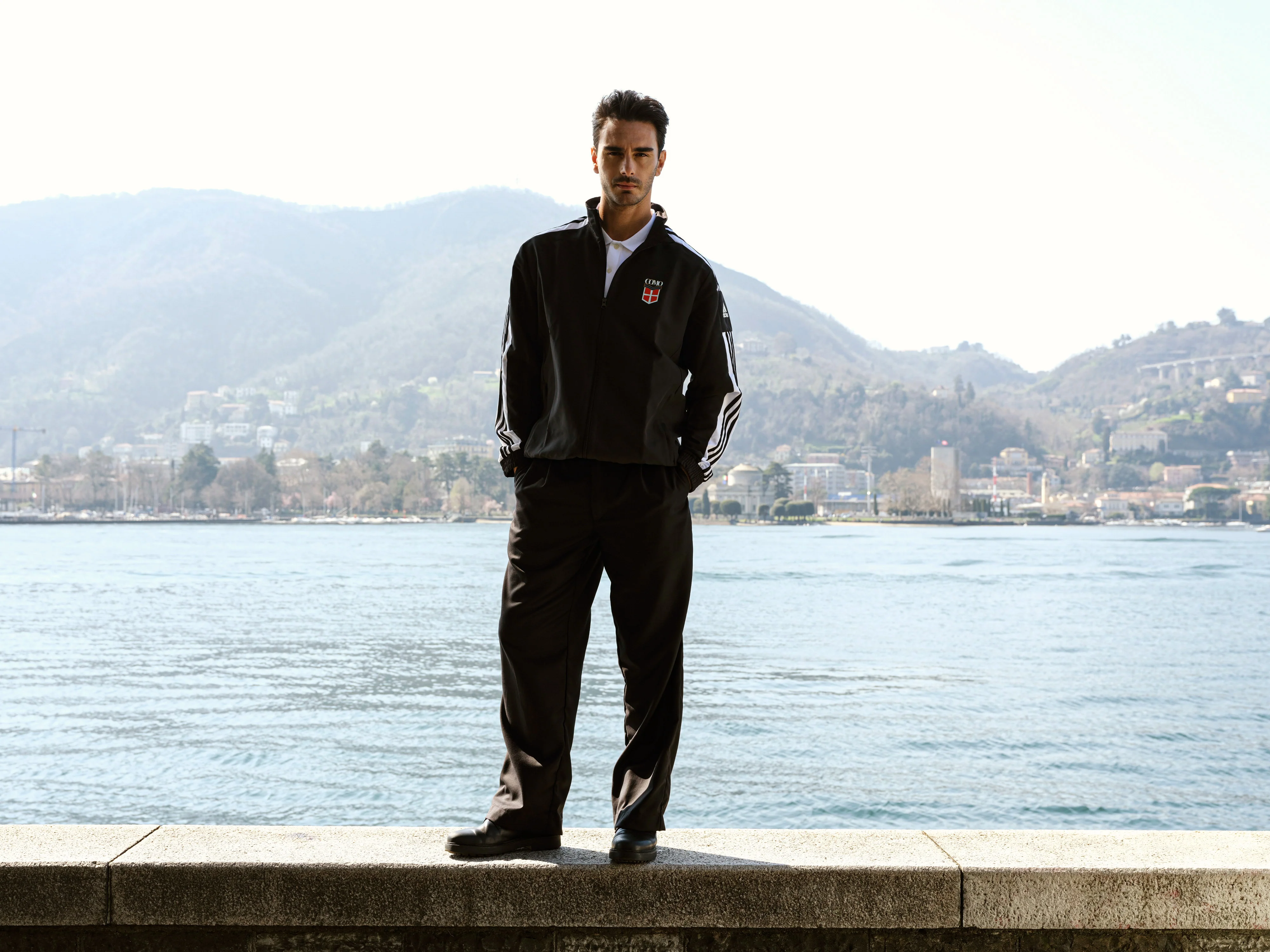 Adidas Como Crest Giacca Tecnica Nera - Image 4