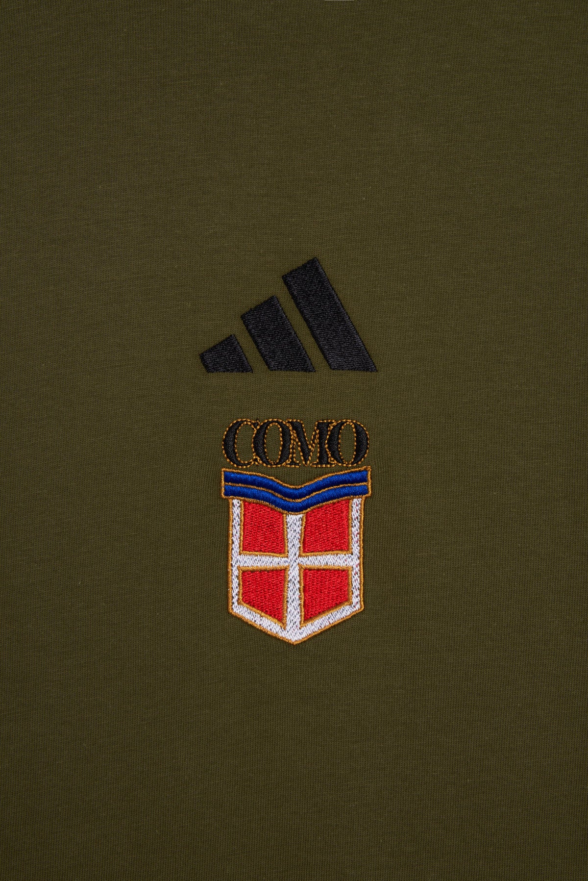 Adidas Como Crest T-Shirt Verde - Image 3