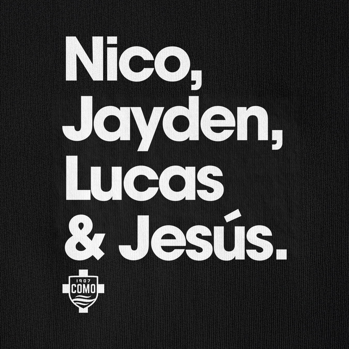 Nico, Jayden, Lucas, and Jesús Player's Collection T-shirt - Image 3